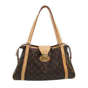 Louis Vuitton Monogram Leather Brown Stresa Shoulder Bag